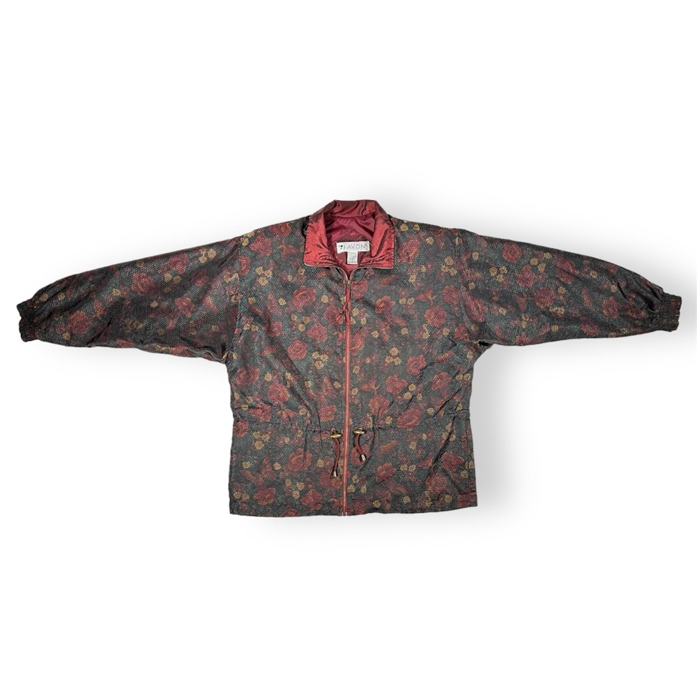 Vintage Floral Windbreaker